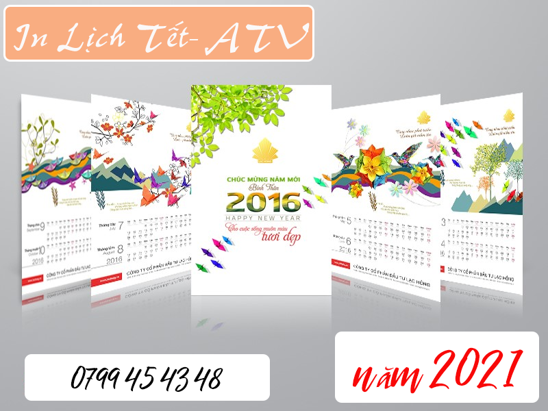 In lịch treo tường tại Quảng Nam