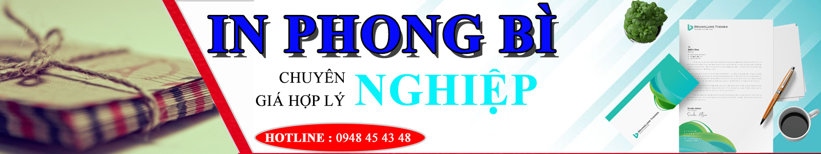 In phong bì công ty Hội An