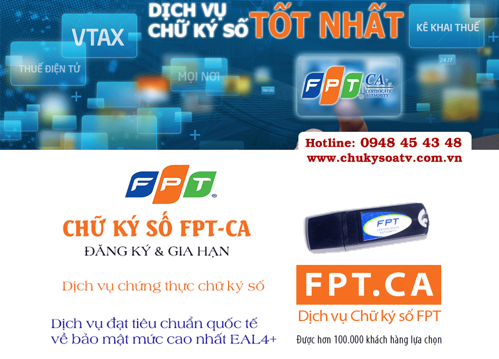 Chữ ký số fpt thanh hóa