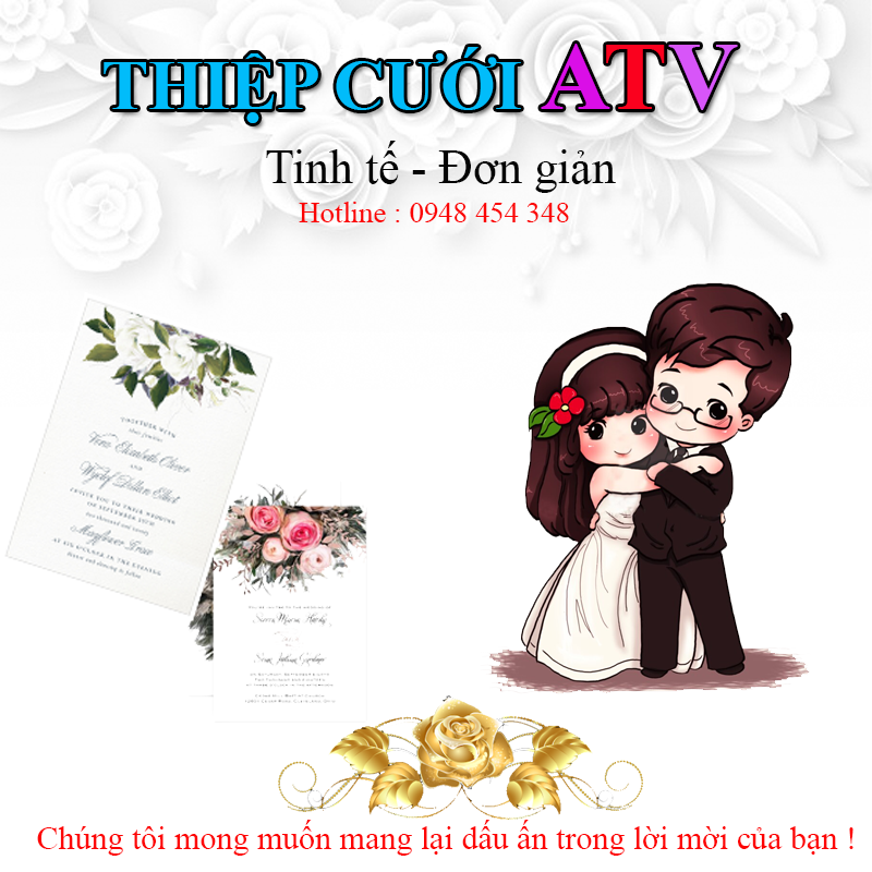Xưởng in thiệp cưới Quảng Nam